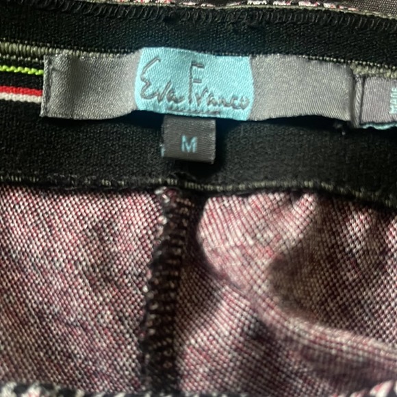 Eva Franco Houndstooth Flare Pants Size Medium - Picture 4 of 9